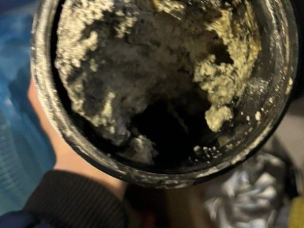 lezsírosodott csatornaszakasz